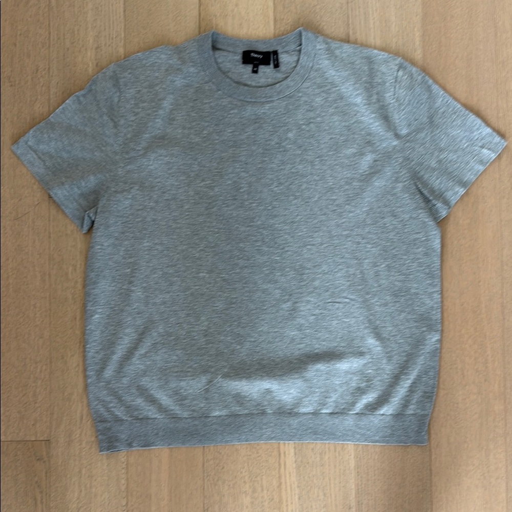 Theory Gray Short Sleeve Tee